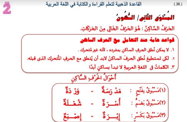 القاعدة الذهبية لتعلم القراءة والكتابة للصف الأول الفصل الثاني للعام 1444هـ منهاج السعودي