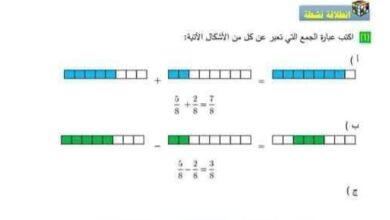حل الوحدة الثالثة رياضيات الصف الخامس الفصل الثاني للعام 2023 منهاج السوري