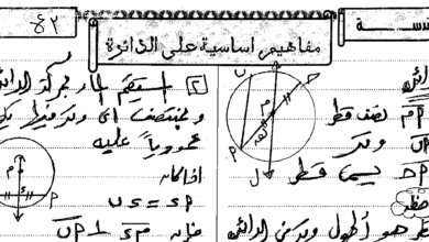 مذكرة هندسة كاملة للصف الثالث الاعدادي ترم ثاني 2023 مناهج مصرية