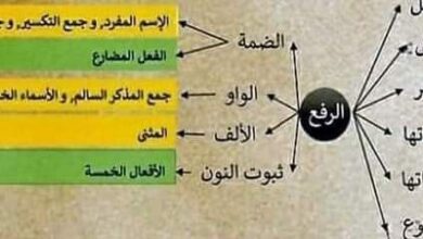 ورقة علامات الإعراب عربي جميع الصفوف الفصل الثاني للعام 2023 منهاج السوري
