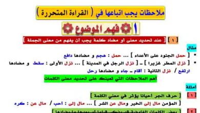 تحميل اهم مذكرة القراءة المتحررة PDF للصف الثالث الثانوي 2023 المناهج المصرية