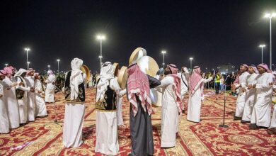 فعاليات العيد تتواصل بالعرضة السعودية في تبوك