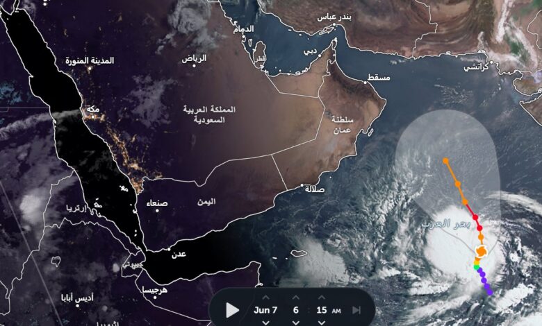 تحذيرات من عاصفة "بيبارجوي" المدارية فوق مسطح الخليج العربي