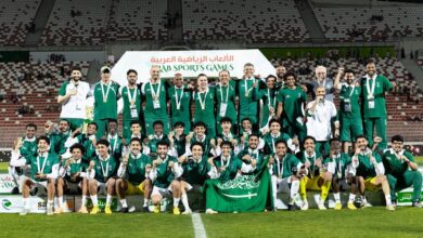 المنتخب السعودي الأخضر تحت الـ19 بطلا على حساب سوريا في دورة الألعاب العربية