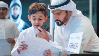 النيادي يزود طلاب الإمارات بمعلومات حول الفضاء