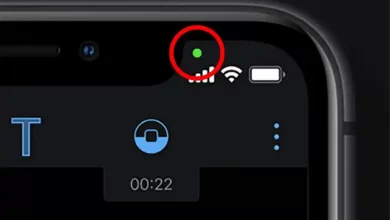 ماذا تعني النقطة الخضراء على شاشة الهاتف؟