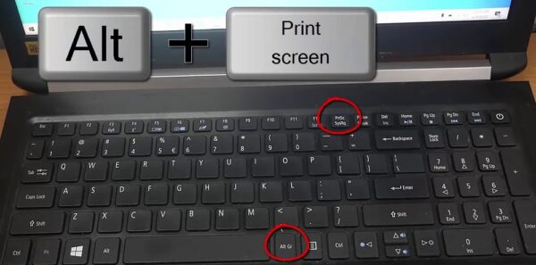 طريقة تصوير شاشة الكمبيوتر
