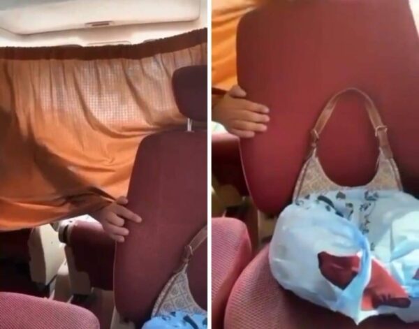 شاهد بالفيديو .. طالبة "سعودية" توثق تحرش سائق مصري بها داخل حافلة